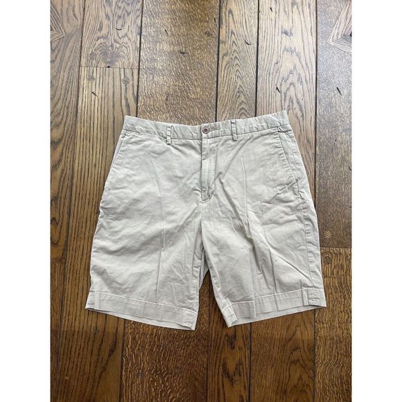 Polo Ralph Lauren Shorts Mens Size 34 Adult Beige Tan Khaki Chino - Picture 9 of 12